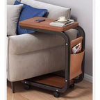 Mesa Lateral com Bolsa Organizadora em ambiente de sala de estar