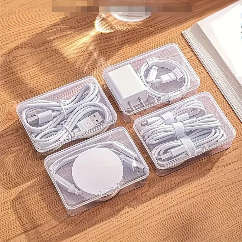 Detalhe do Kit Organizador Modular mostrando o material transparente resistente