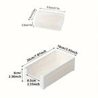 Kit Organizador Modular Transparente em foto de ambiente em espaço de trabalho organizado e minimalista