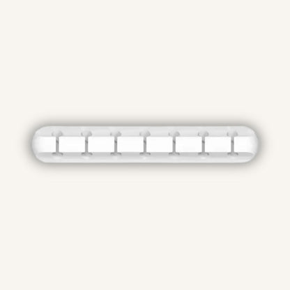 Clip organizador de cabos branco – detalhe do produto