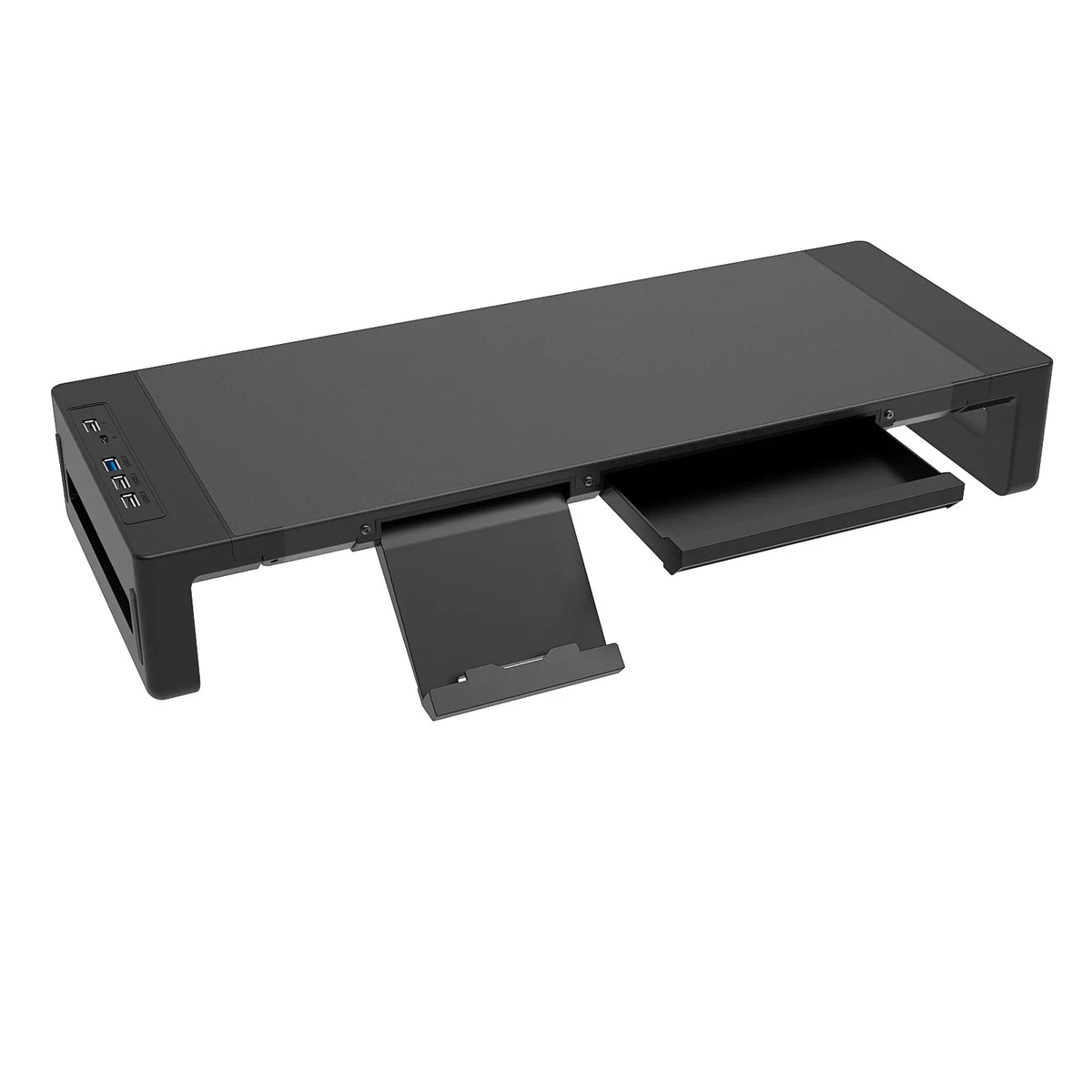 Suporte para Monitor com Gaveta em home office minimalista e organizado